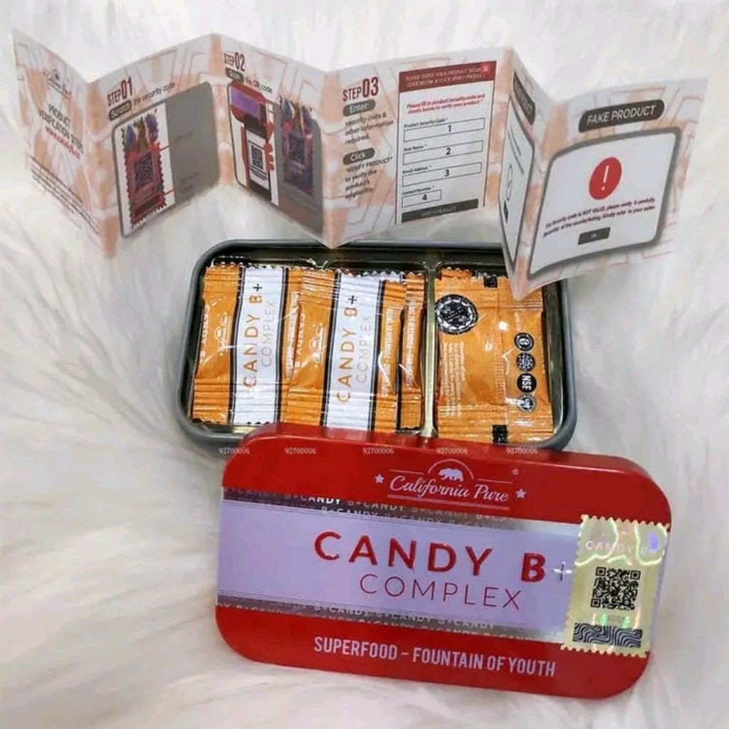 (ASLI) candy b jeruk b complex isi 12 import Ampuh