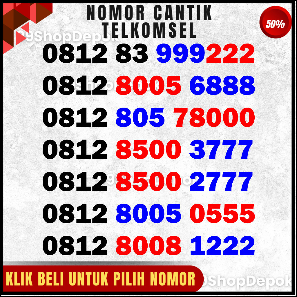 Nomor Cantik Telkomsel 888 Nomor Cantik Simpati 888 4g 5g - No Cantik Simpati TRIPLE 000 777 222 #1