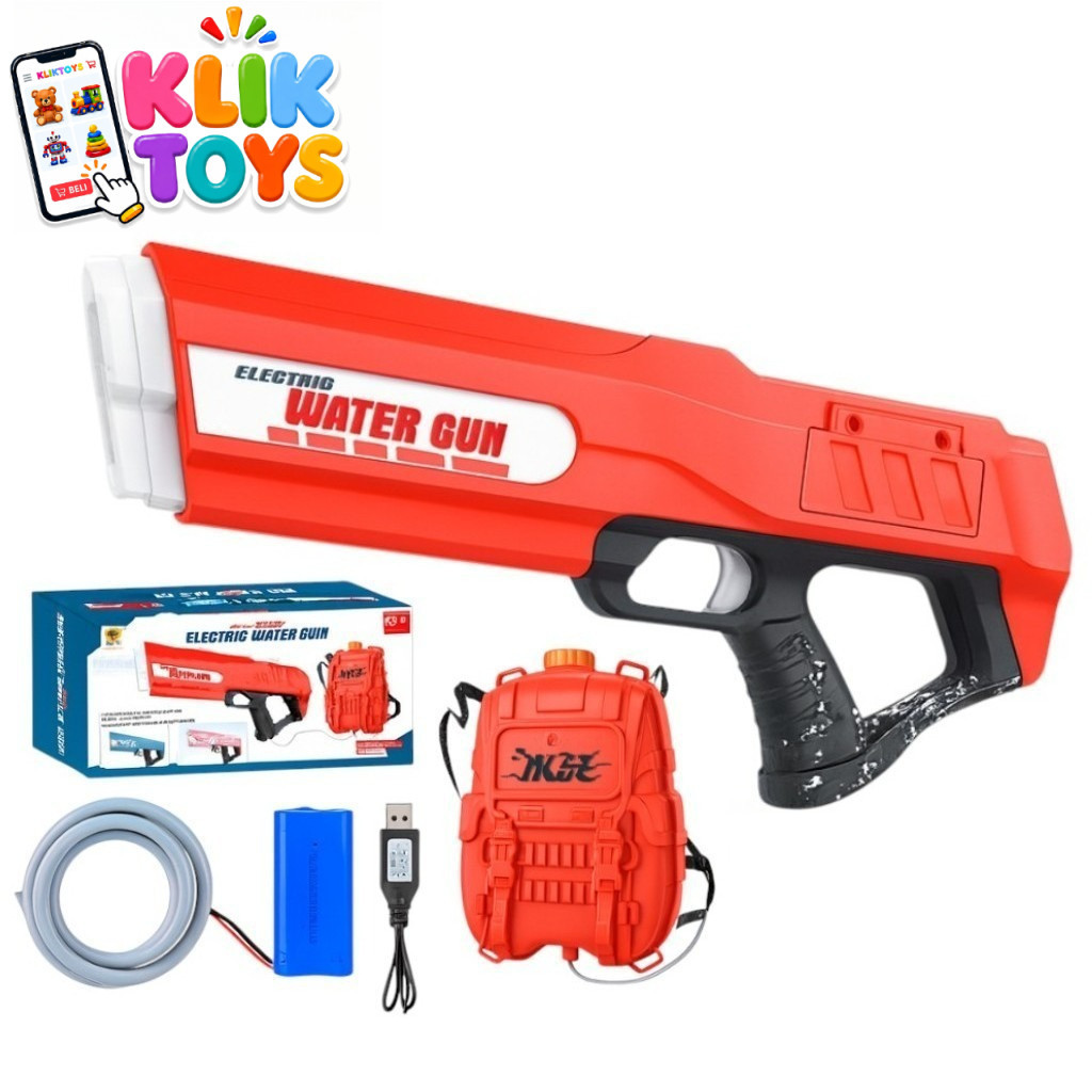 KLIK TOYS WATER GAME / AK868 ELECTRIC WATER GUN Mainan Semprot Air Elektrik Untuk Outdoor Anak