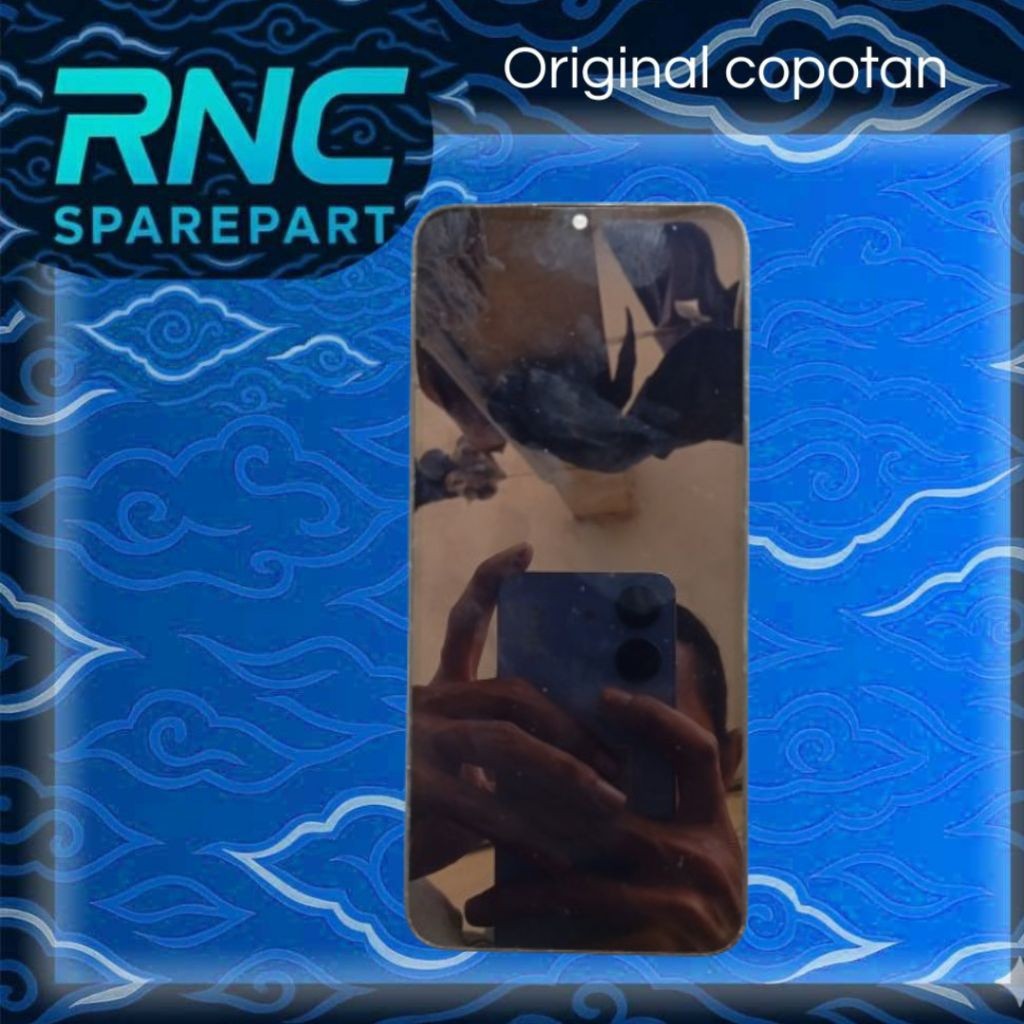 Lcd + Frame realme c21 second Original Copotan