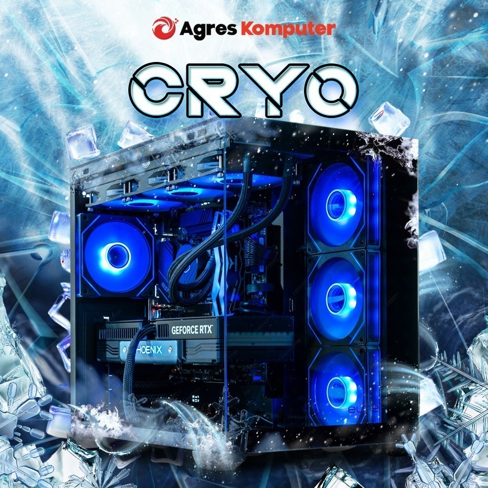 AGRES CRYO PC ULTRA 7 270K PLUS RX 9070 XT 16G/ 32GB 1TB WIFI + BT RAKITAN PC GAMING 3Y