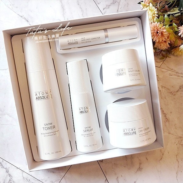 READY Atomy Absolute Snow Set membantu mencerahkan kulit BPOM 4 original SCA