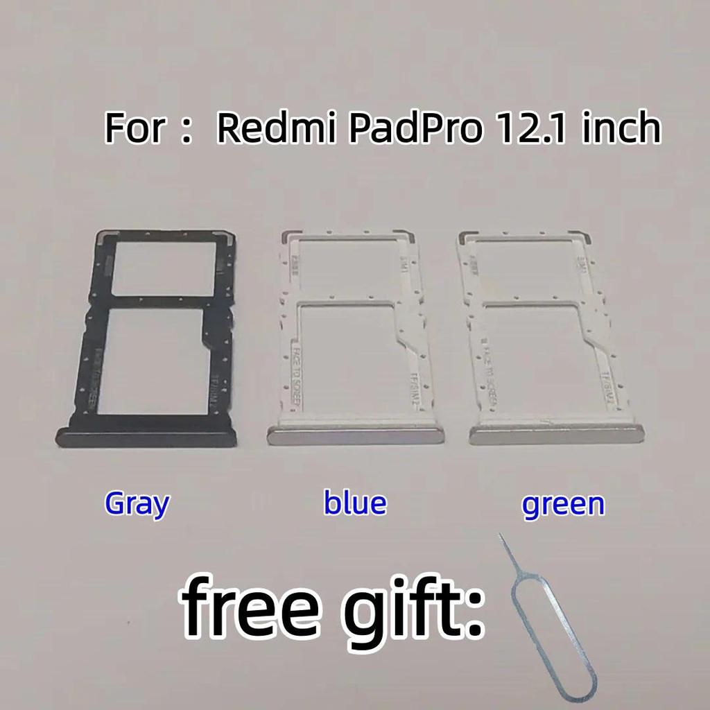 SIM Card SD Card Tray chip slot drawer card Holder For Redmi PadPro 12.1 inch drawer chip Pad Pro SI