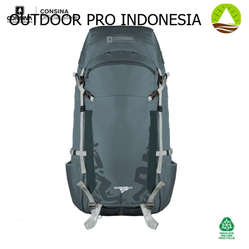 CONSINA. TAREBBI EVO 45 LITER RANGSEL CARRIER  CONSINA TAREBBI + RAIN COVER