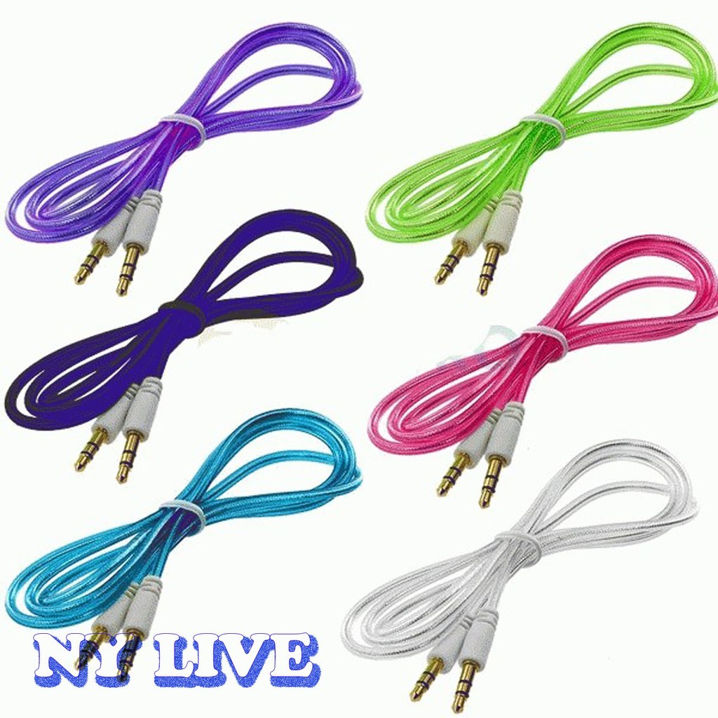 KABEL AUX KABEL SPEAKER AKTIF 1X1 TRANSPARAN KABEL AUDIO