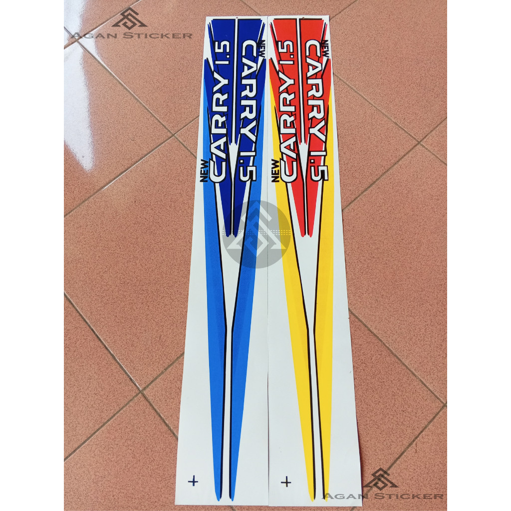 Stiker tayo carry Sticker mobil pickup carry TAYO Stiker Lis body samping