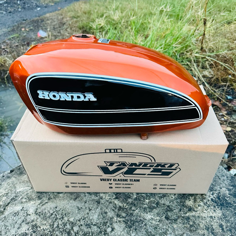 TENGKI CB 100 cb125 TANGKI CB cat ORANYE JAPAN cat original VCS TEAM RACINK
