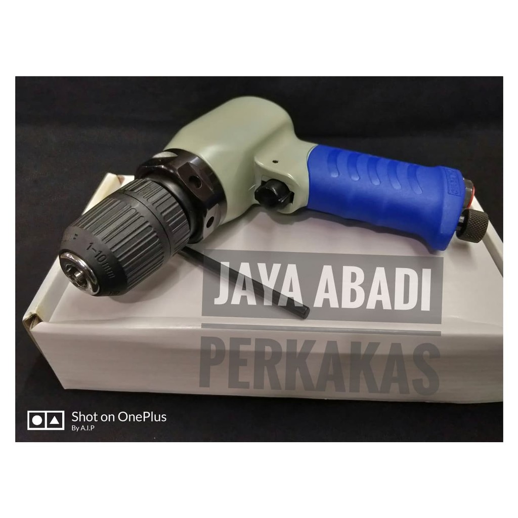 MESIN BOR ANGIN AIR DRILL 10 MM Made In Taiwan