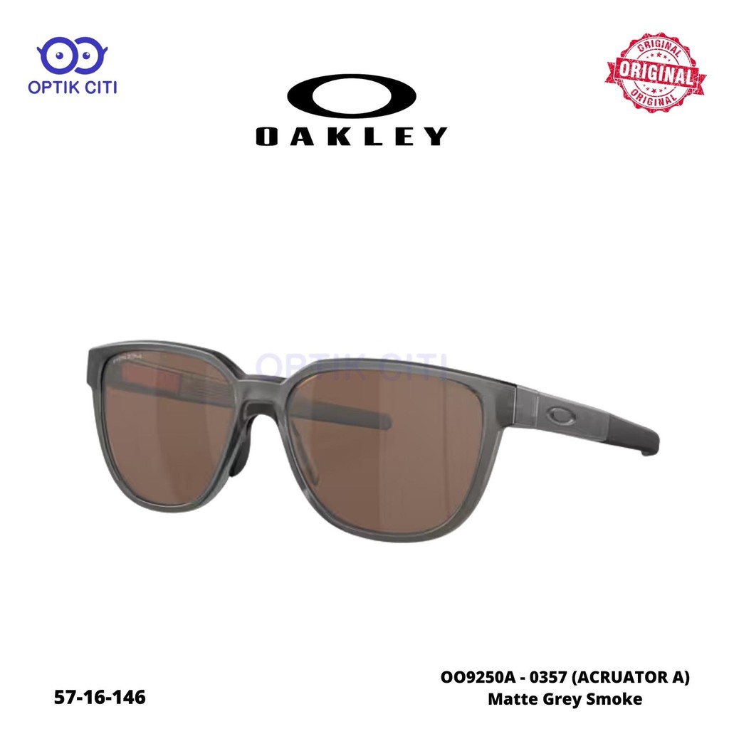 Kacamata Hitam Sunglass Pria Original Oakley Actuator A OO9250A - Matte Grey Smoke (925003)