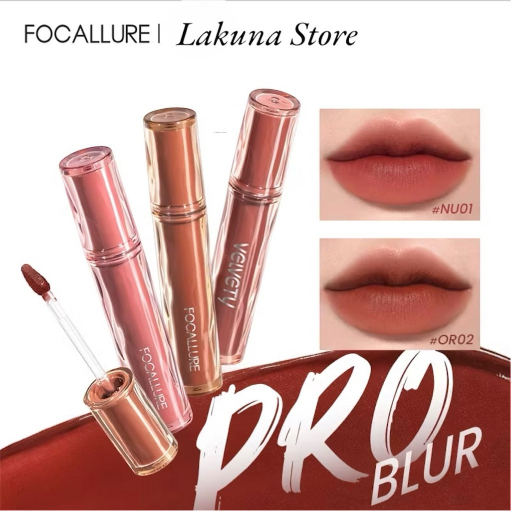 FOCALLURE Pro-Blur Airy Velvety Tint Velvete Matte Mossue Lipcream