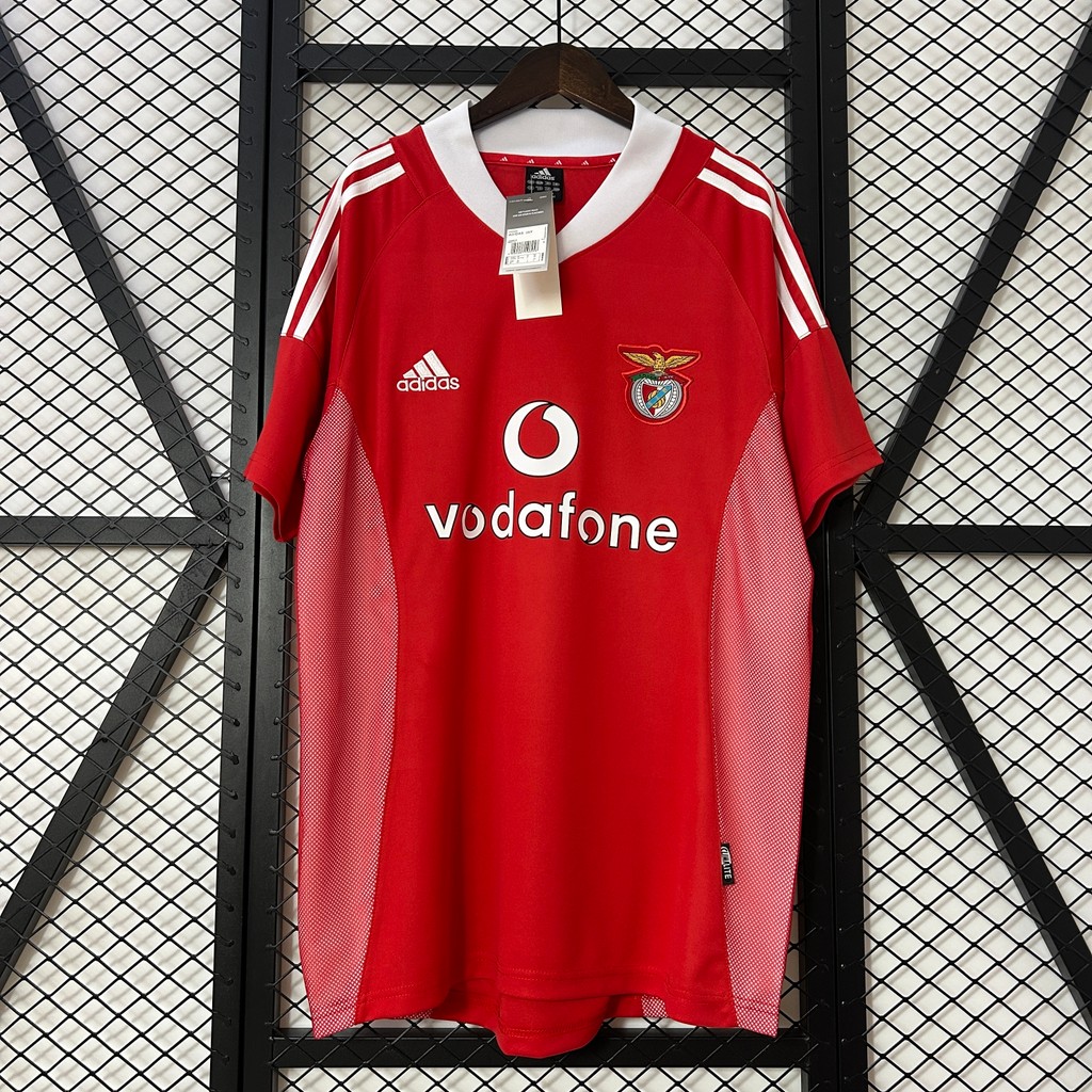 Jersey grade ori Retro Benfica 02/03 Home A18 T shirt pria