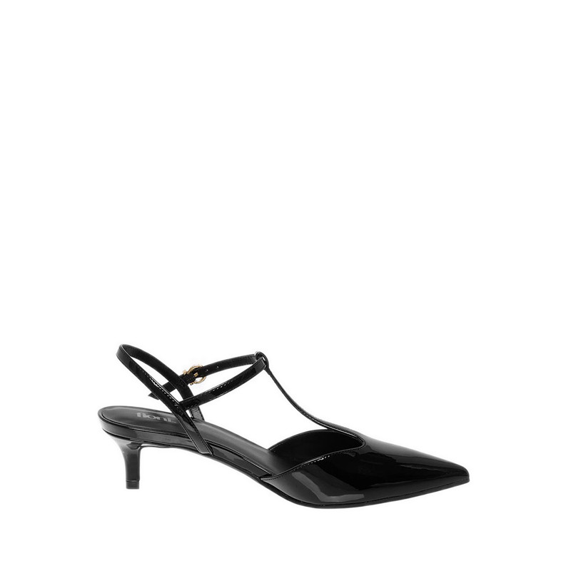 Payless Fioni Womens Zeezee T-Strap Kitten Heels - Black_04