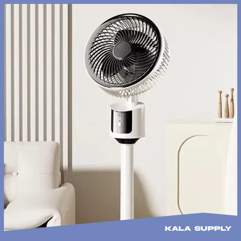 ALIONG Kipas Angin Lantai Floor Fan Multi Angle Swing USB Powered - XT-01