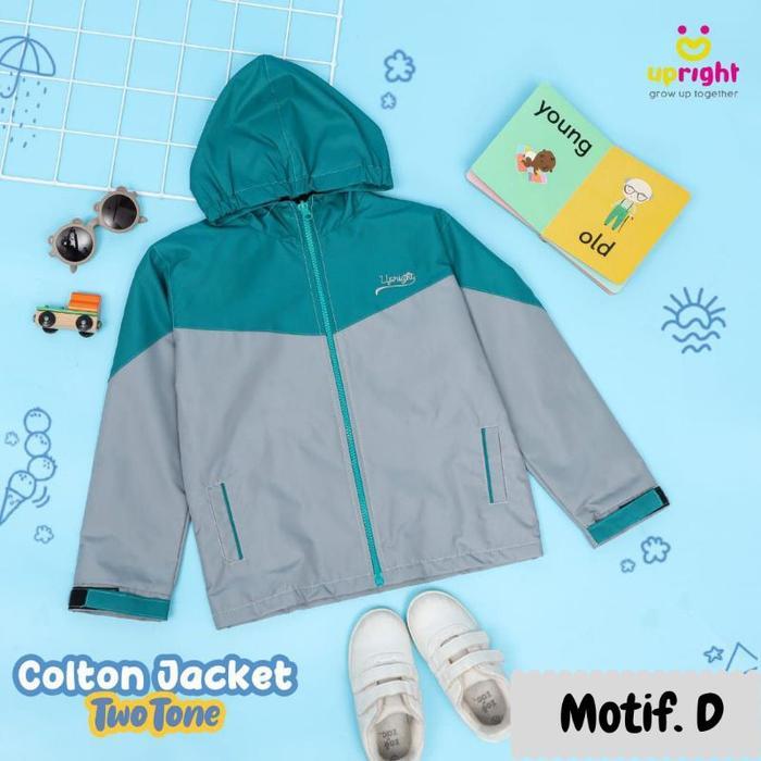 JAKET ANAK 2 WARNA // COLTON JACKET TWO-TONE BY UPRIGHT - D, S
