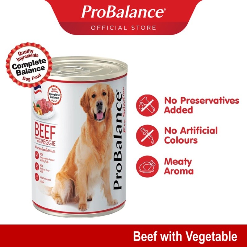 ProBalance Makanan Anjing Basah Rasa Beef 400gr
