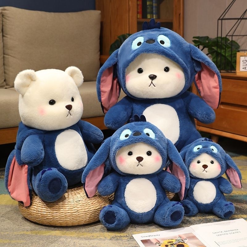 INSTANT COD MEDAN TERMURAH Boneka Beruang Hoodie stitch