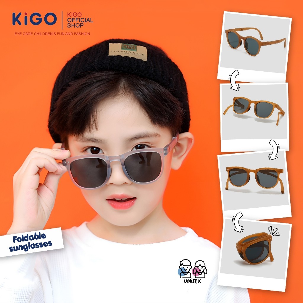 SAMULSHOP KIGO Kacamata Anak Sunglasses Fashion Kids Pria Wanita Bahan TR90 9-079