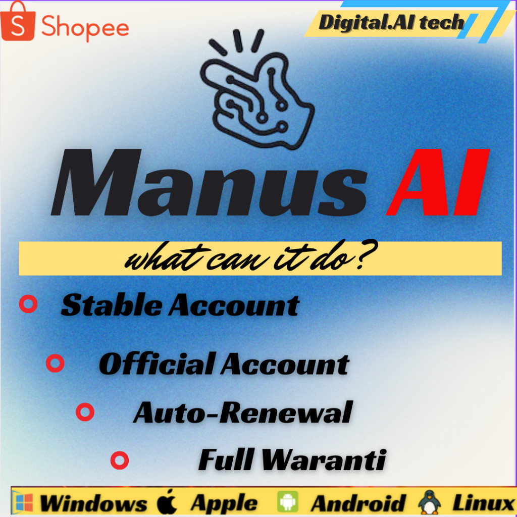 Manus AI [ private account } The General AI agent