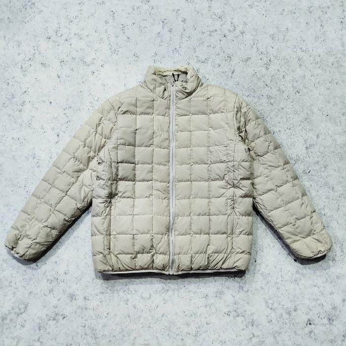 reversible jaket bolak balik TAION LIMONTA designed ITALY jaket puffer sherpa tebal hangat bagus mur