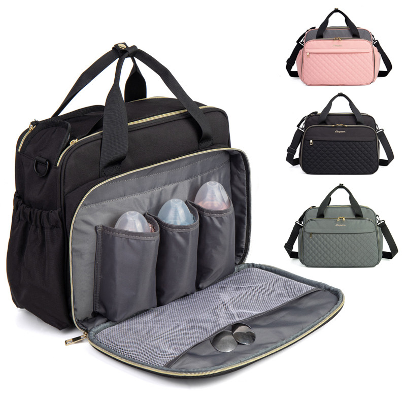 LEQUEEN Baby aper Bag Large Capacity Bag for Moms Baby Stroller Organizer Travel Mother  Maternity B