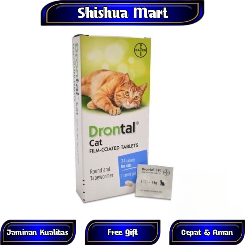 Drontal cat satuan. Obat cacing kucing drontal asli bayer elanco INDONESIA . silkycats