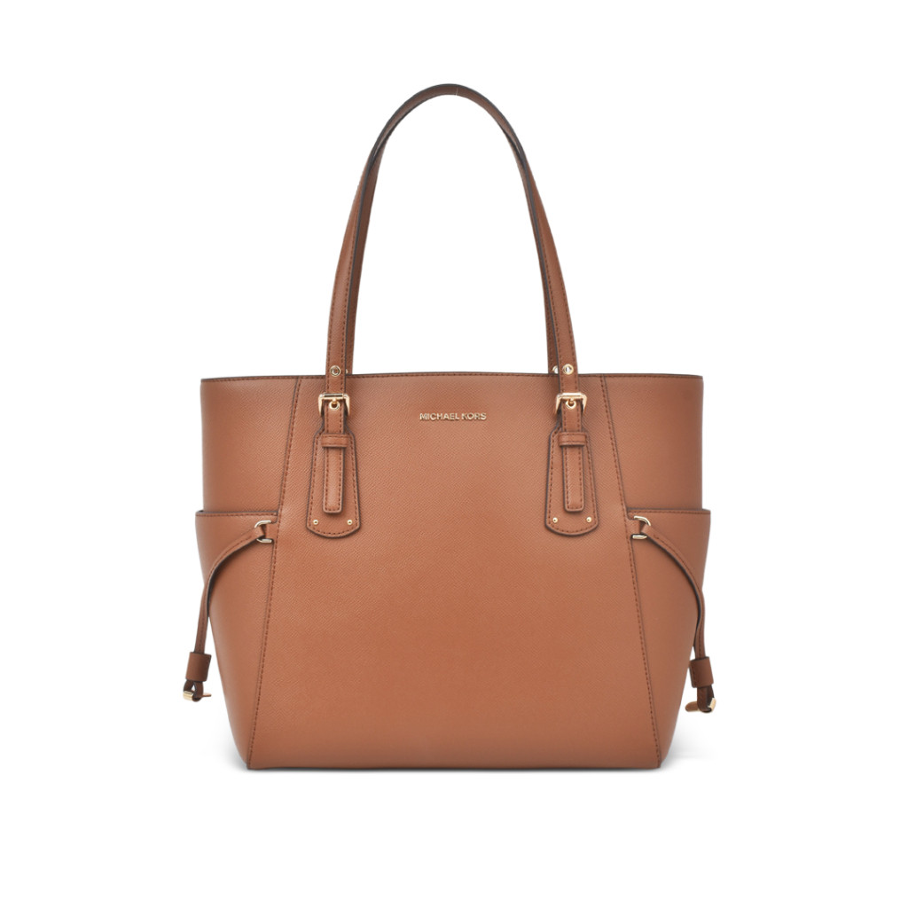 Voyager small tote bag leather
