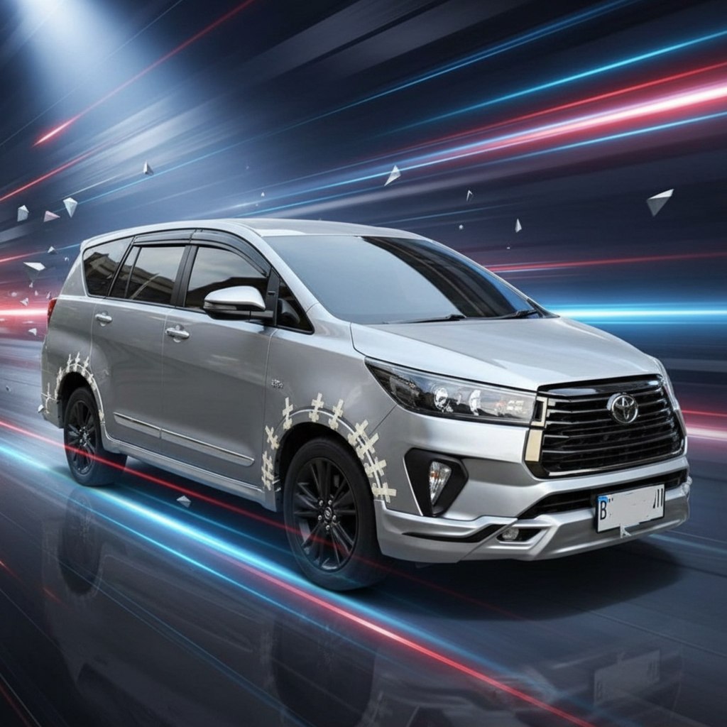 Bodykit Toyota Innova Reborn Upgrade Venturer updete Full - 16 pcs full set BODY KIT VENTURER