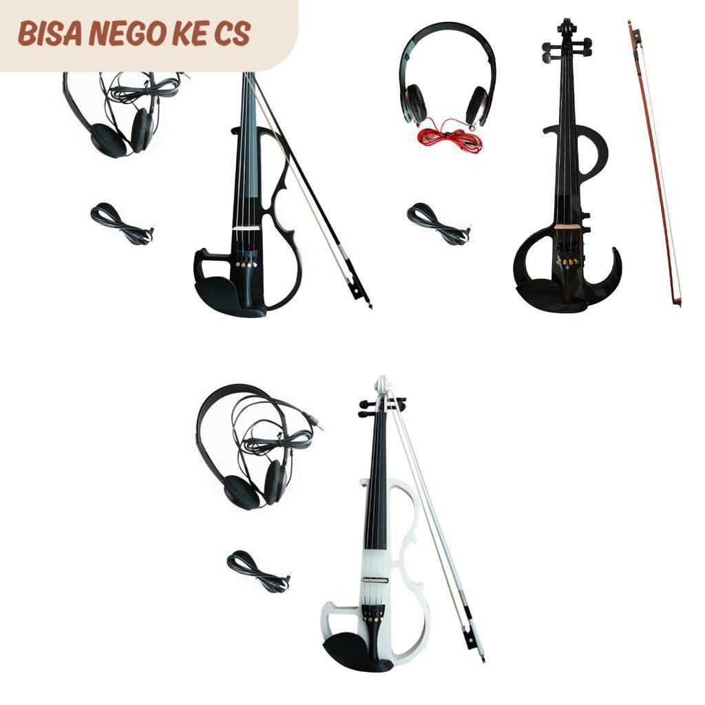 TTS Silent Electric Violin, Electric Violin Set, Headphone Violin with Carrying Case