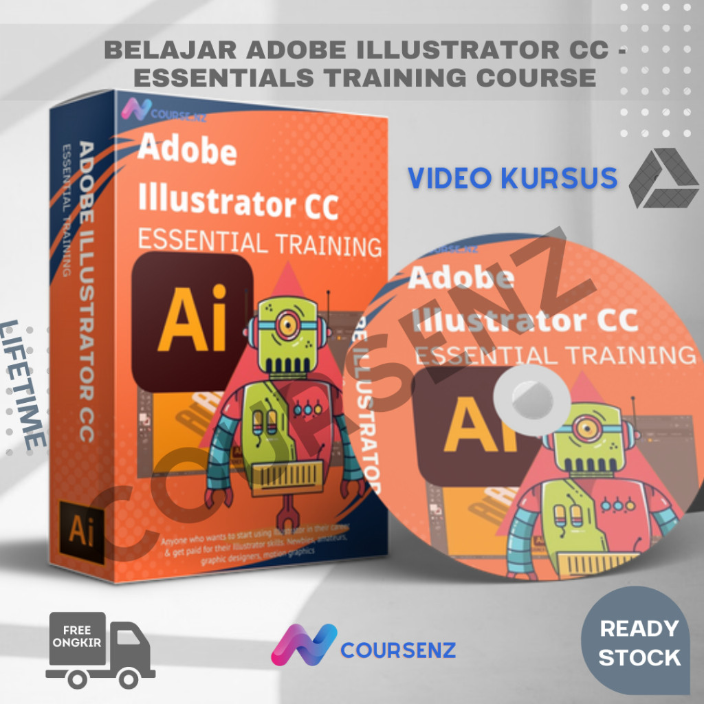 Adobe Illustrator CC - Essentials Training Course (Video Kursus) (Video Tutorial) Belajar Adobe Illu