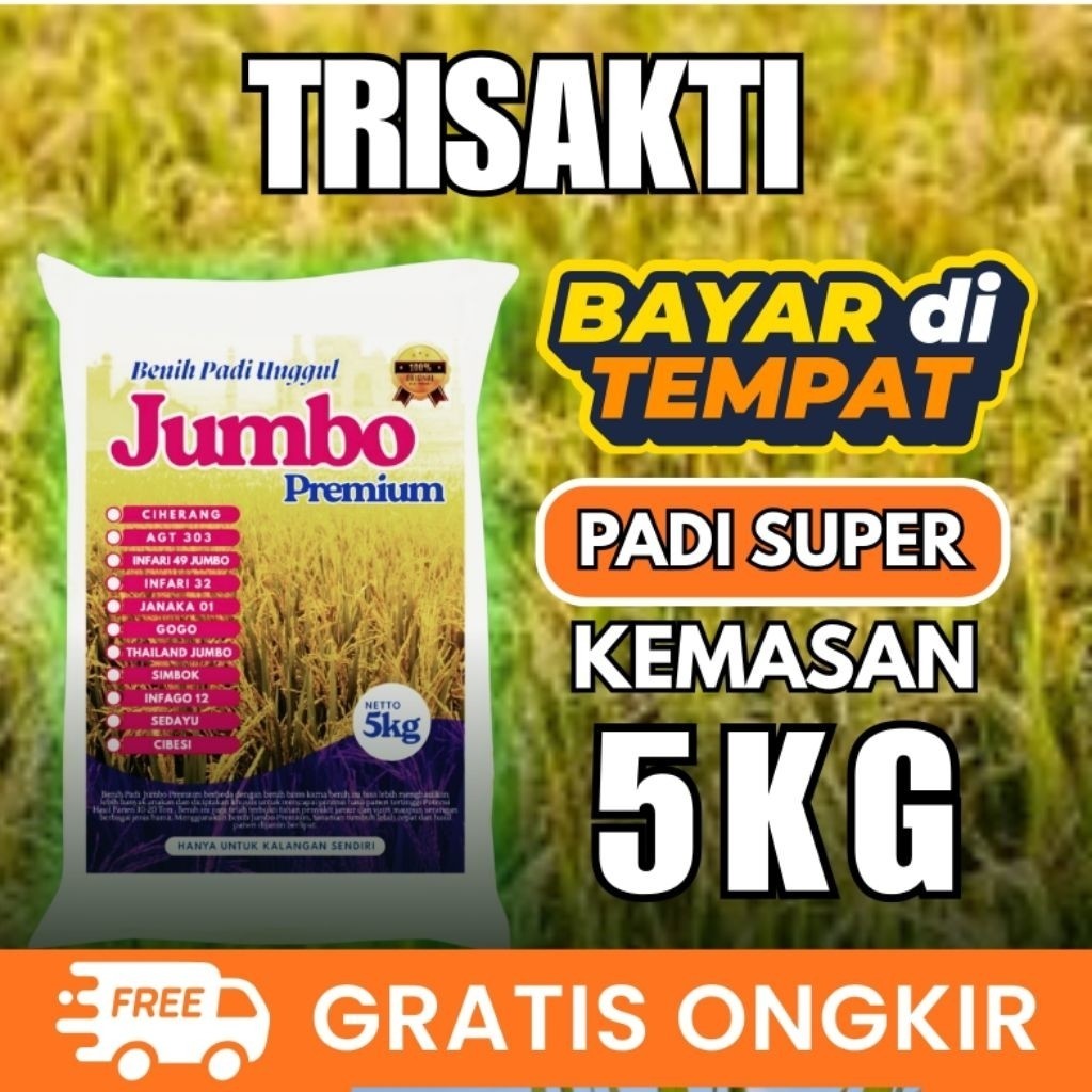 Trisakti 5kg Original Benih Padi Berkualitas