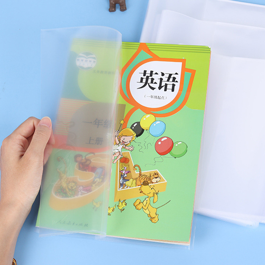 30 Pcs Book Cover Transparent Protective Case Waterproof Plastic Film Full Set 22K 16K A4 Reusable T