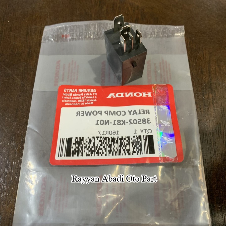 RA ORIGINAL K81 RELAY 5 KAKI COMP STATER BEAT FI POP ESP GENIO CB 150 R LED SCOOPY F1 STREET SPORTY 