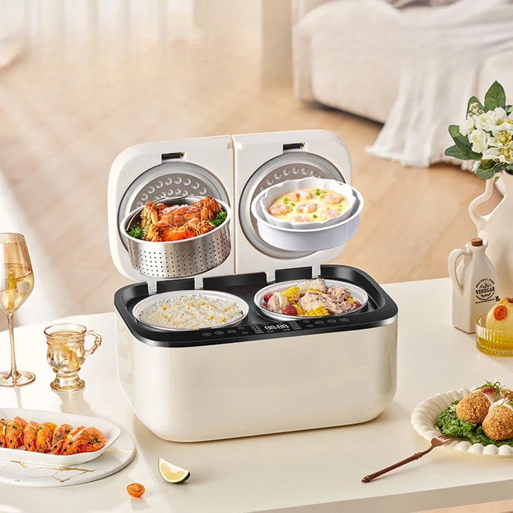 Smart Multi-function Rice Cooker, Home 2.5 Liter + 2.5 Liter 1-4 Person Double Air Bag Rice Cooker