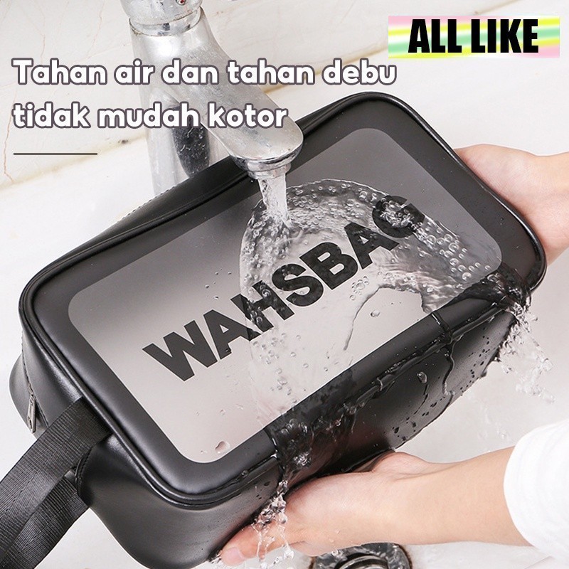 ALL Like Travel Must - HaveTas Kosmetik Anti Air, Pouch Make Up Praktis, Tas Mandi Travel Organizer 