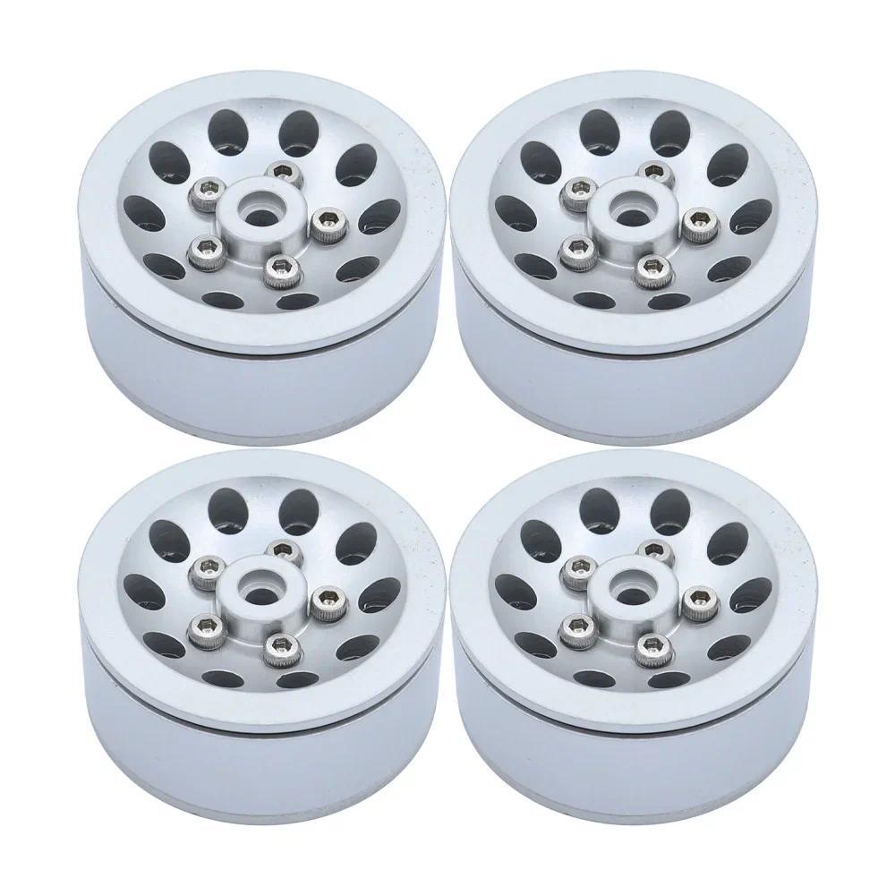 Velg Hub Roda Beadlock Logam dengan Ban untuk 1/16 WPL C14 C24 B14 B24 B16 1/12 MN78 MN99S MND90 MN3