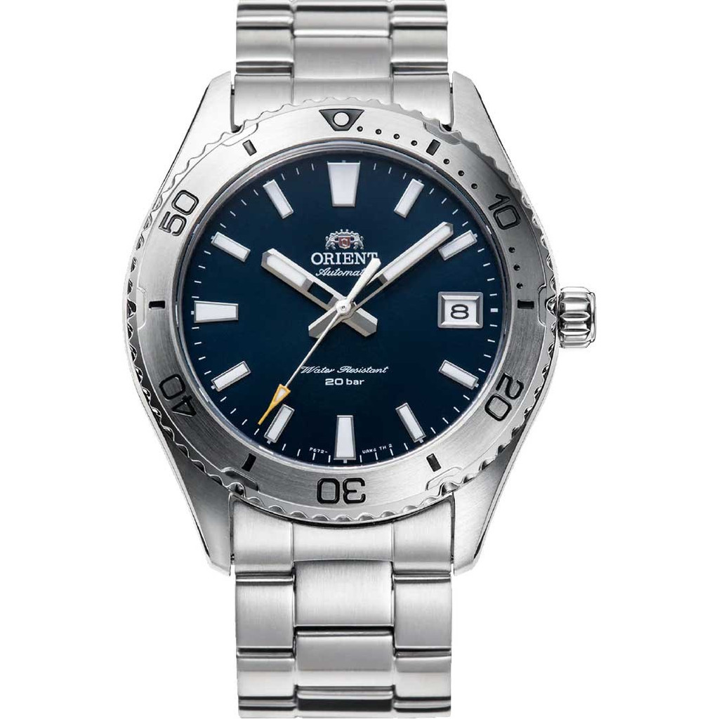 Promo ORIENT Mako 40 RA-AC0Q02L RA-AC0Q02L10B AUTOMATIC DARK BLUE SAPPHIRE STAINLESS STEEL STRAP Gar