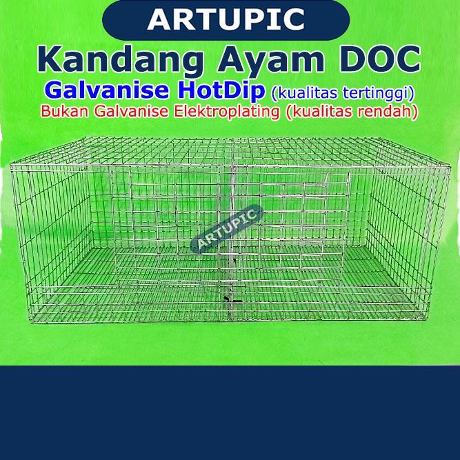KANDANG AYAM DOC PULLET BATERAI KAWAT GALVANISE KANDANG ANAK AYAM DOC