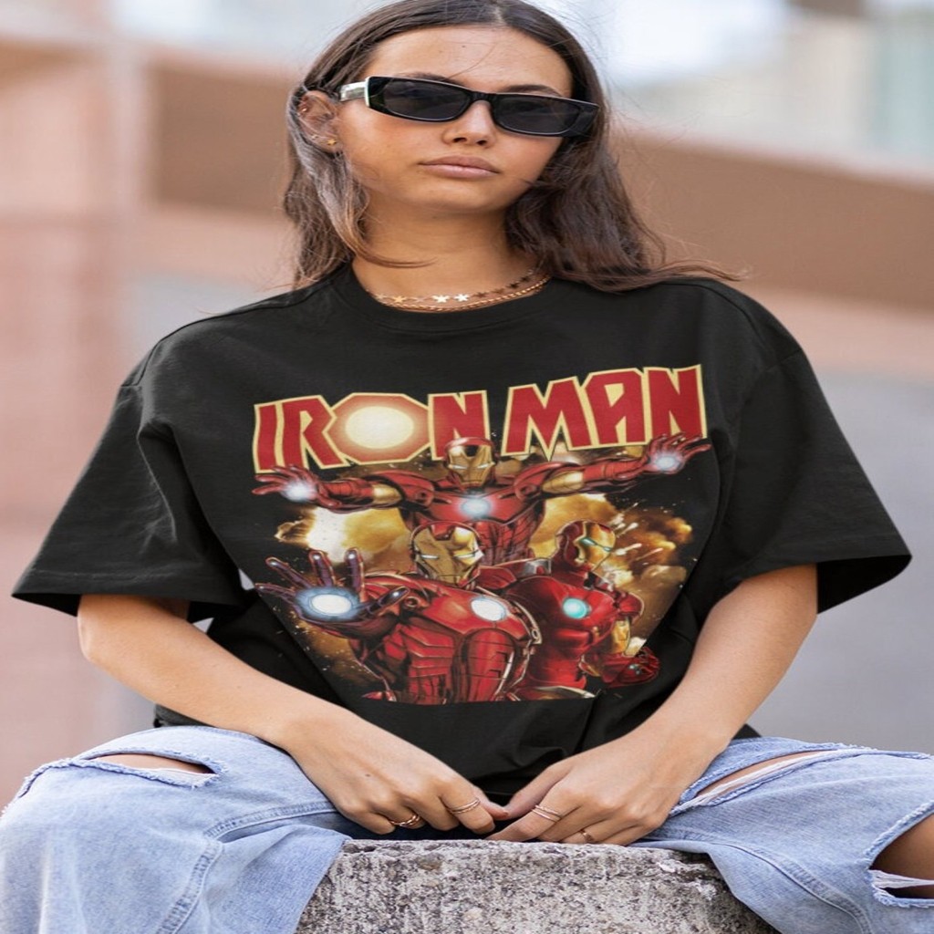 IRON MAN | Iron Man Tshirt | Iron Man Cartoon Avengers Shirt | Iron Man Cartoon Avenger Sweatshirt |