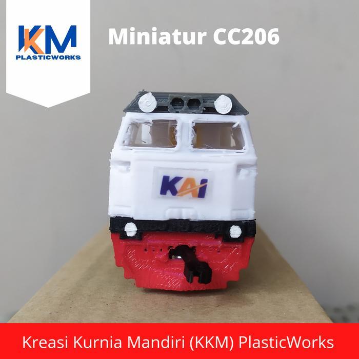 Miniatur Kereta Api Lokomotif CC206 Skala 1:76
