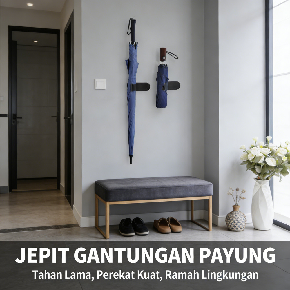 Payung Jepit Mobil Hook Umbrella Hook Gantungan Rumah Serbaguna Payung Aksesoris Mobil Umbrella Hook
