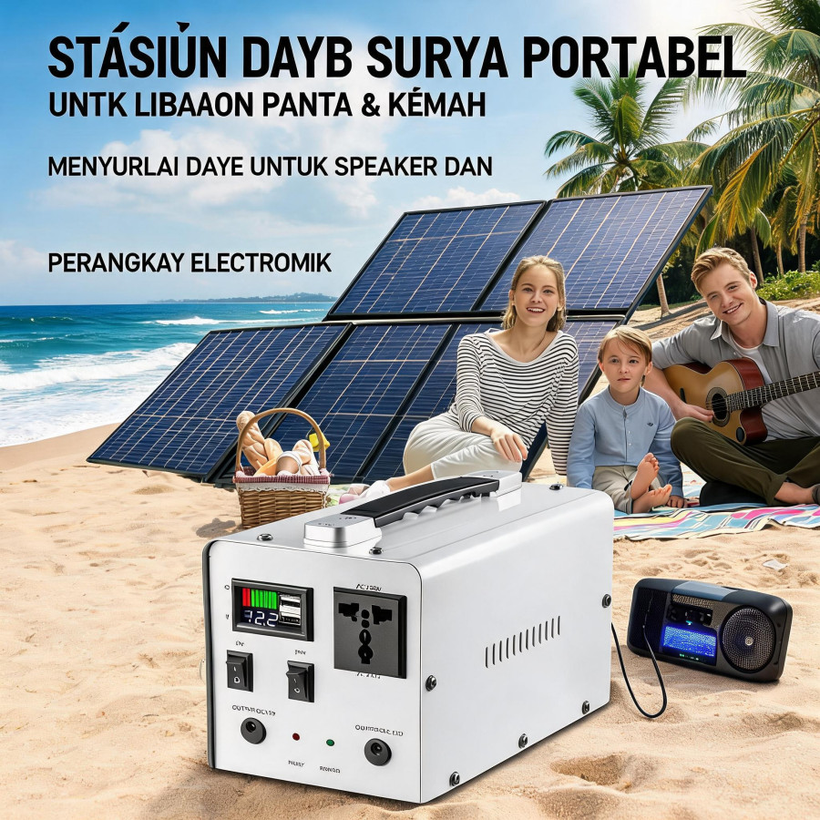 Solar Panel 400W Panel Surya Solar Charge Controller LED Display Solar 12V USB Panel Surya Charge Pa