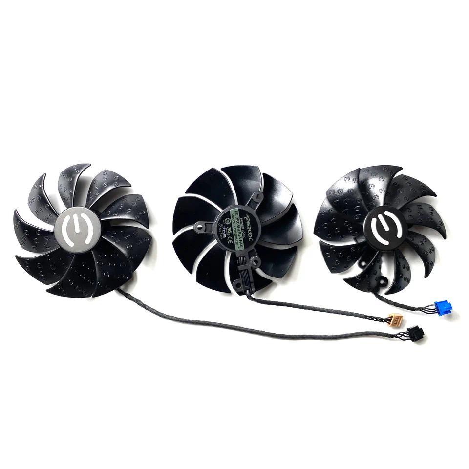 New For EVGA GeForce RTX3060ti 3070 3070ti 3080 3080ti XC3 BLACK/ULTRA Graphics Card Replacement Fan