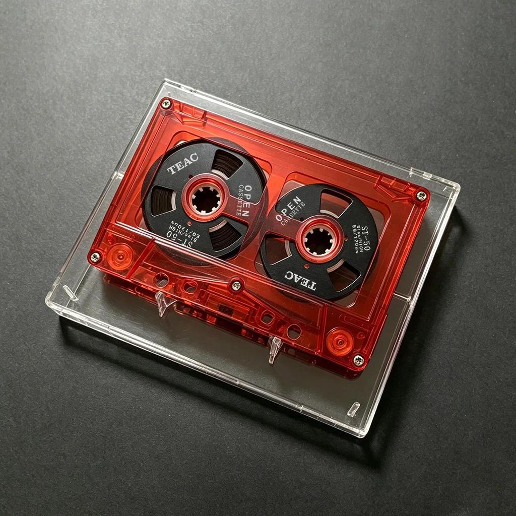 C50 Open Cassette Audio Cassette Reel to Reel Tape Cassette 50 Minute Blank Tape Double Sided Metal 
