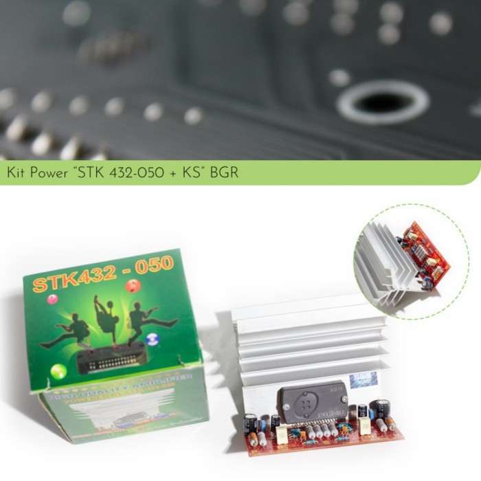 Kit Power Stereo STK 432-050 432 050 STK432-050 Heatzink KS BGR BELL