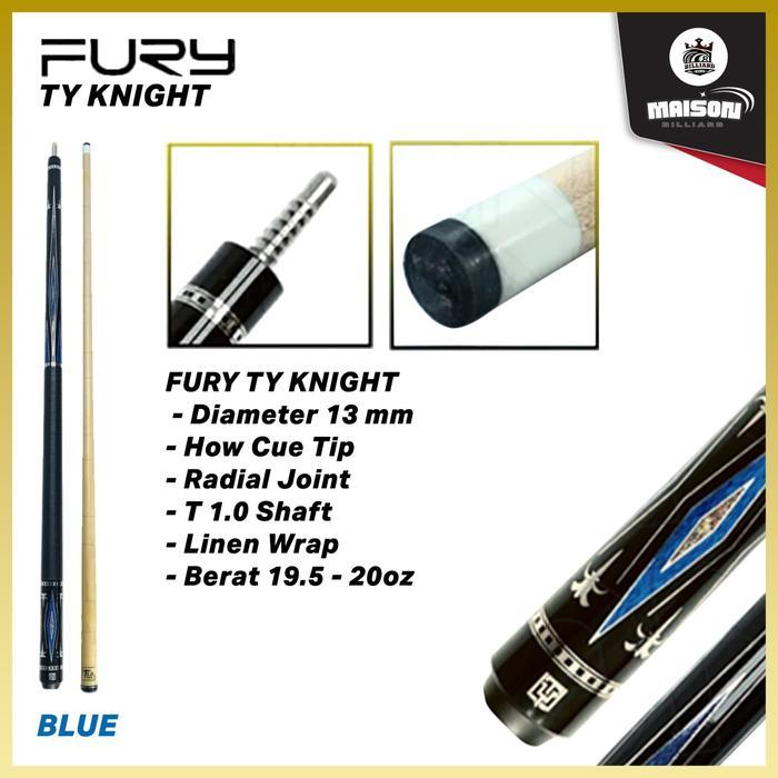 Best Seller Stick Billiard Fury Ty Knight - Stik Billiard Fury Ty Knight - Biru