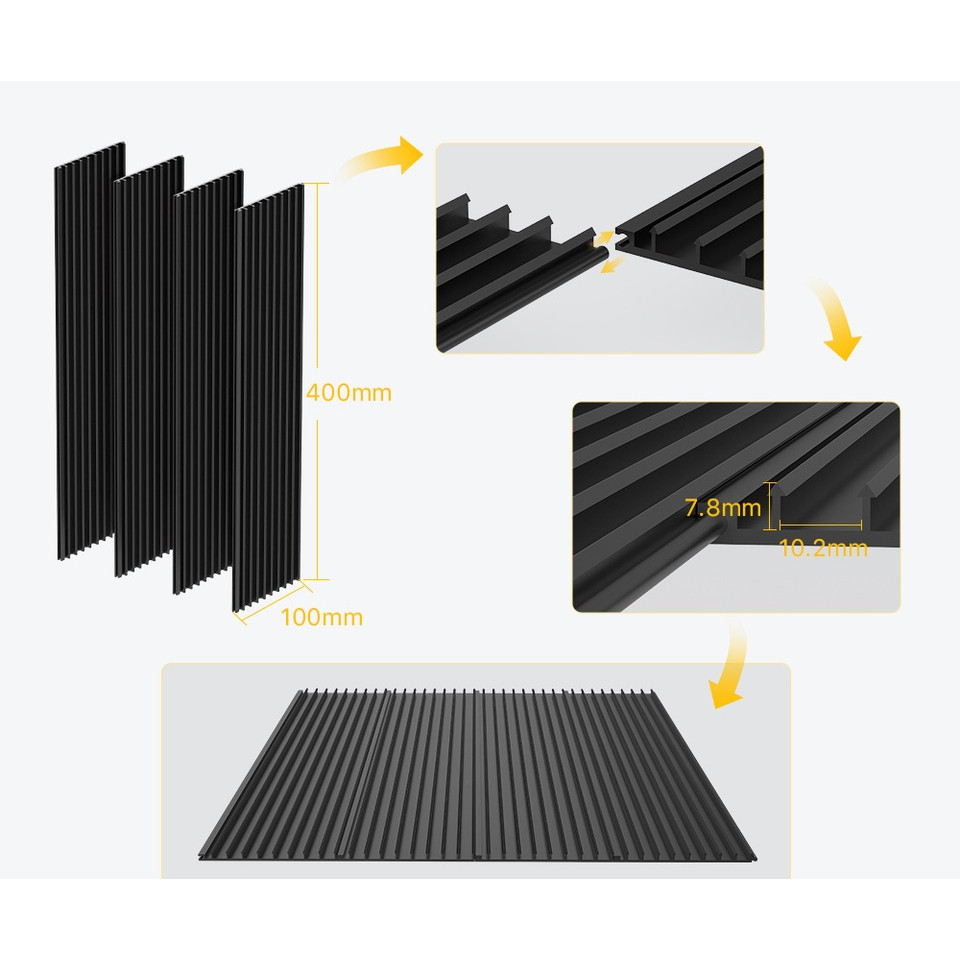 Cloudray Laser Honeycomb Table Customized 400x400mm Work Bed CO2 Diode Laser Flexible Work Plate CNC