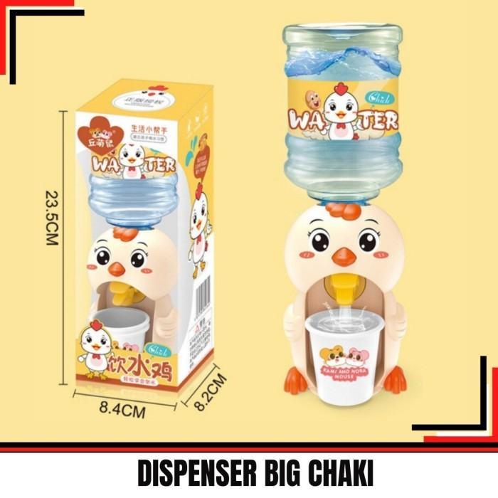 Dispenser Mini Galon Portable Anak Air Minum Karakter Bebek - Big Chaki
