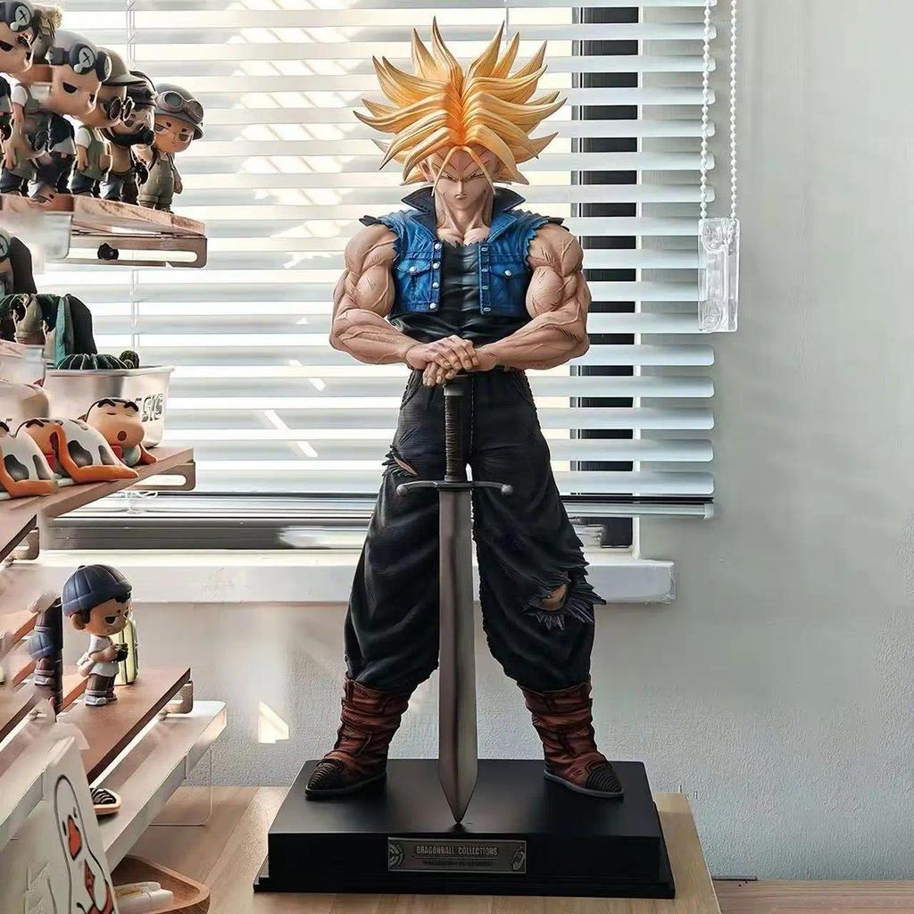 Jt Statue Dragon Ball Z Trunks Figure 53cm/20.87inch Future Trunks Super Saiyan Action Figures Colle