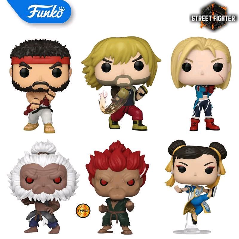 ORIGINAL Funko Pop Street Fighter 6 Ken Ryu Chun-Li Cammy Akuma