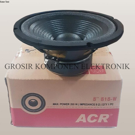 ACR 8 INCH WOOFER ACR 818 W